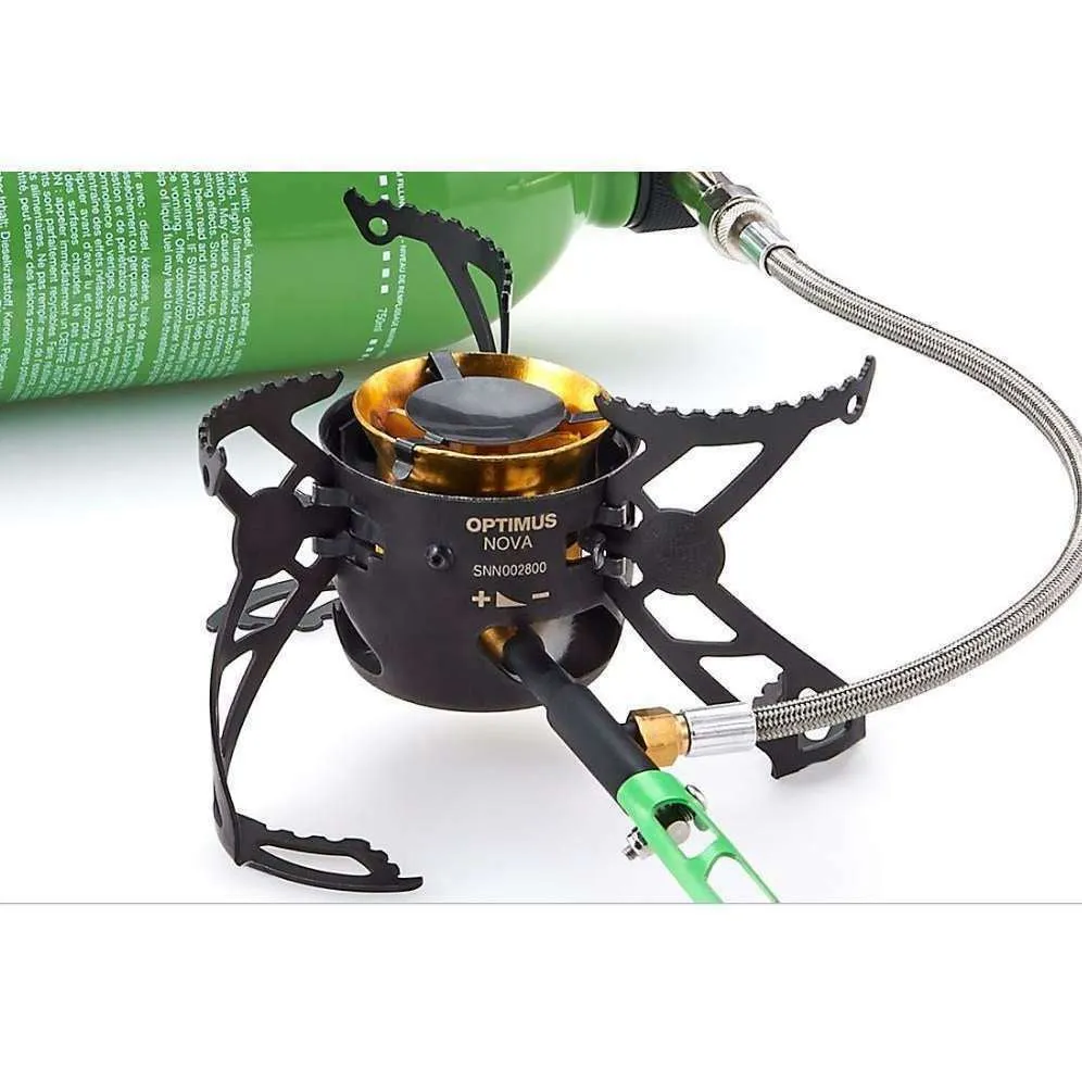 OPTIMUS NOVA Stove Multi Fuel Expedition Compact Light Weight Base Camp Woods
