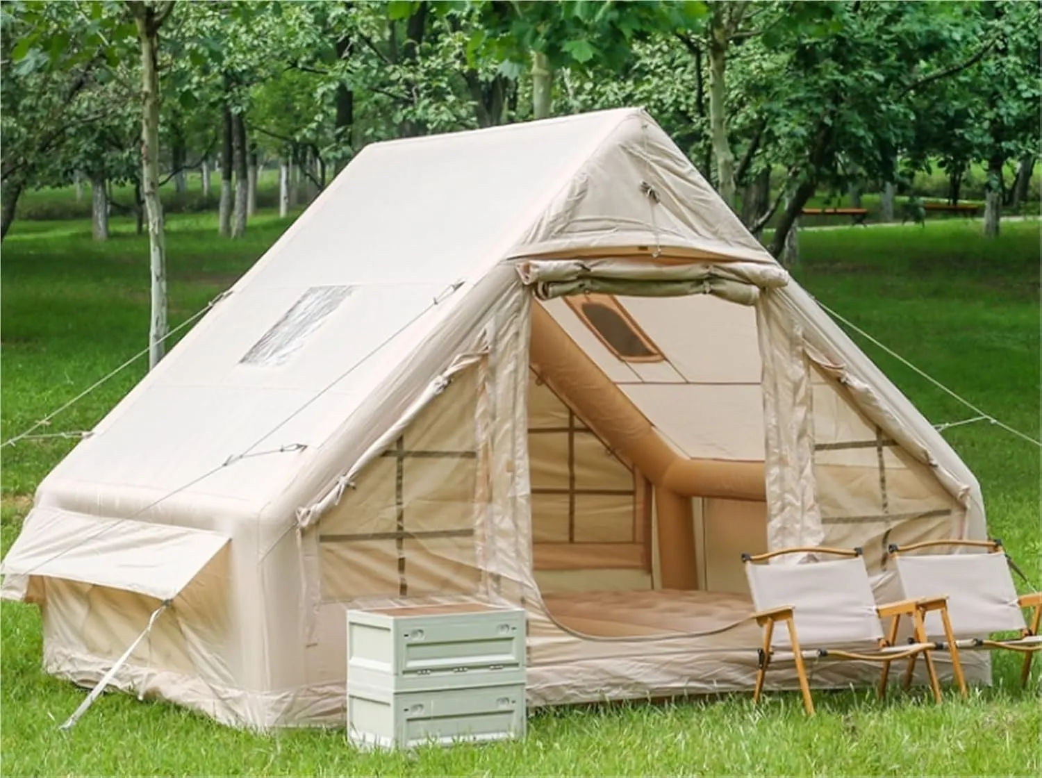 Outdoor Camping Inflatable Tent Thick Portable Rainproof Camping