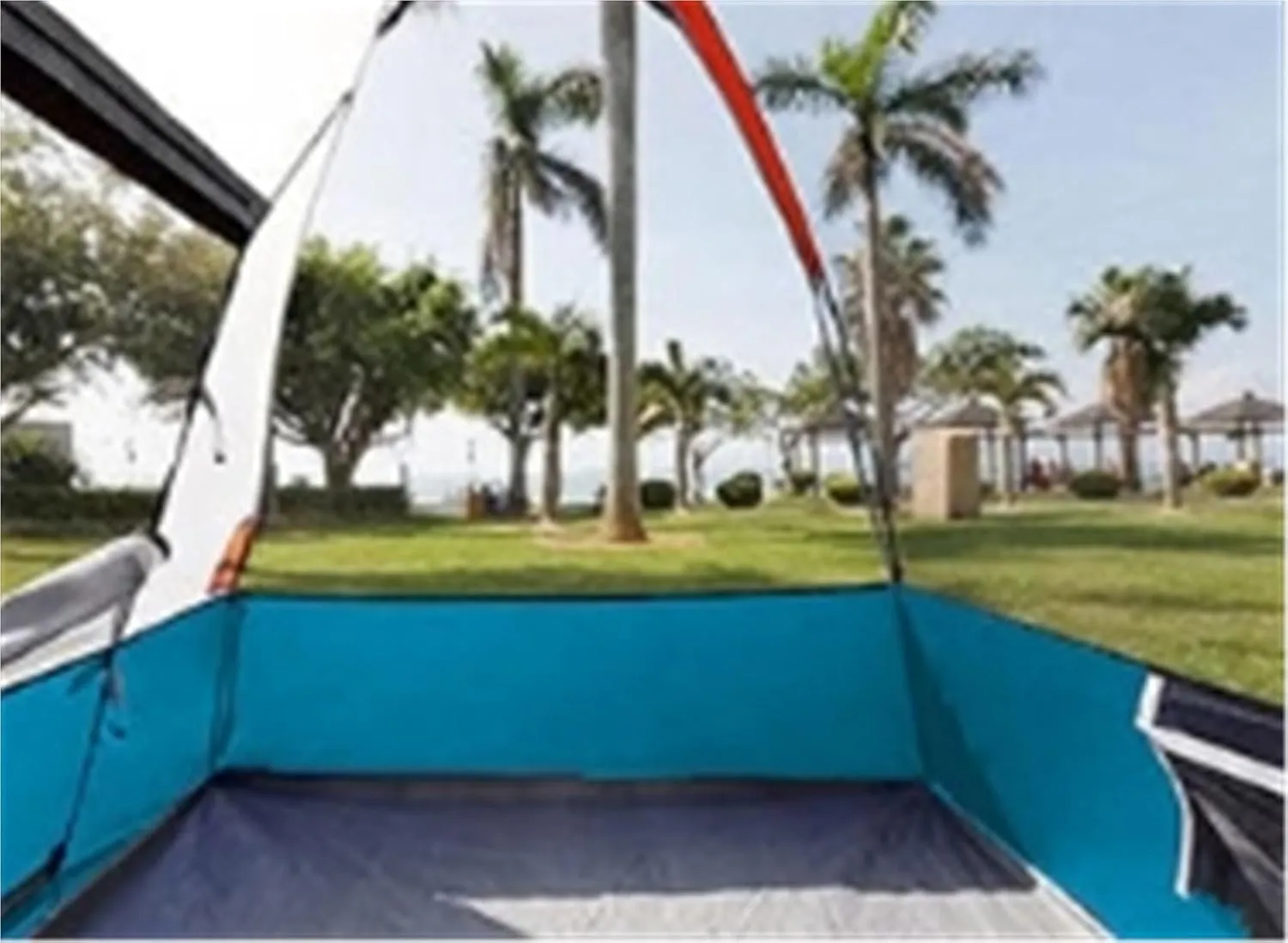 Outdoor Rainproof Double Layer Camping Tent Large Space Hiking Beach Park Tent
