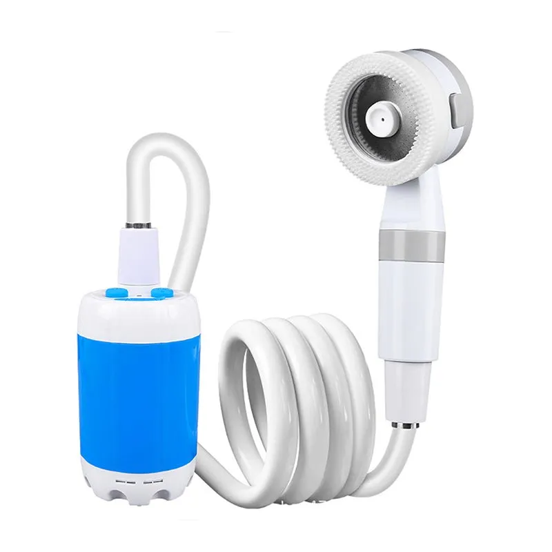 Outdoor Rechargeable Electric Camp Shower -  Waterproof Portable Outdoor Shower Set