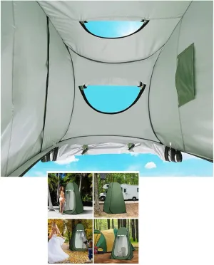 Outdoor Shower Portable Pop Up Privacytent,Spacious Changing Room for Camping, Collapsible Gazebo,Hiking Beach Bathroom, as a Camping Porta-Potty. Setup was Quick and Easy (Color : F)