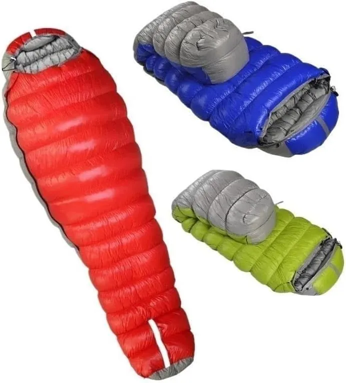 Oversized Mummy Goose Down Sleeping Bag Winter Down Sleeping Bag is Very Warm, Suitable for Camping and Hiking