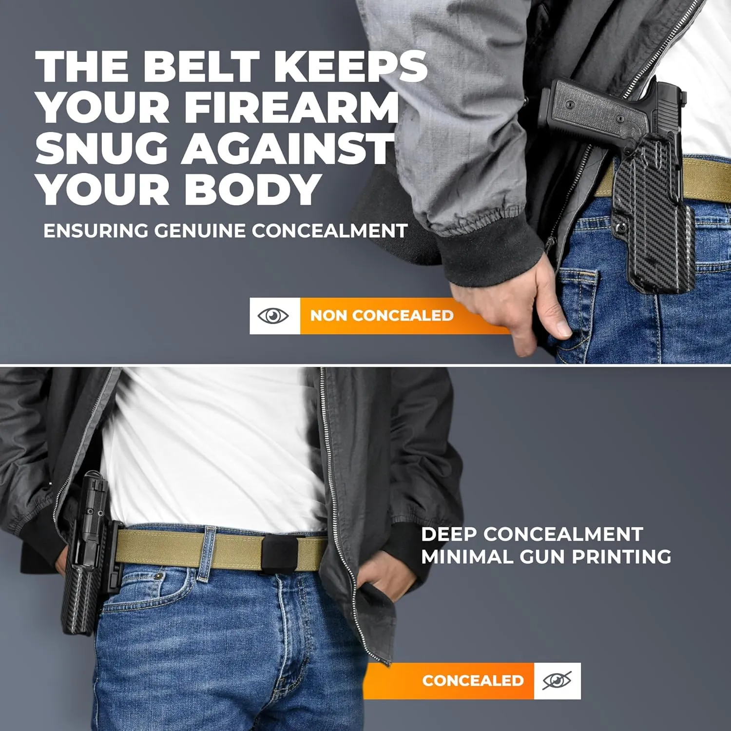 OWB Concealment IDPA - Outside The Waistband Holster - fits Bul Armory Axe FS Tomahawk