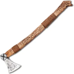 PAL 2000 KNIVES Splitting Axe Camping Chopping Hatchet Viking Tomahawk Battle Hunting Outdoor Wood Handle 2045