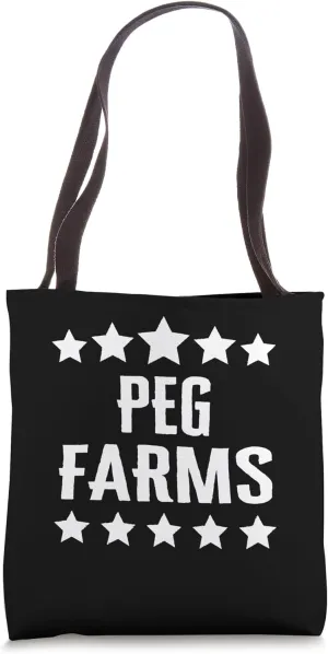 Peg Farms Family Reunion Squad First Last Name Tote Bag