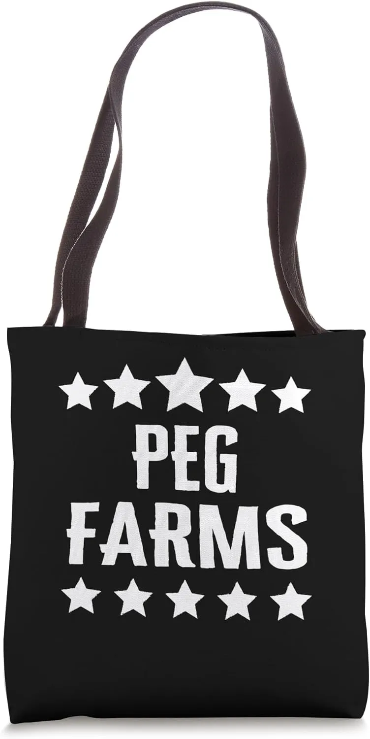 Peg Farms Family Reunion Squad First Last Name Tote Bag