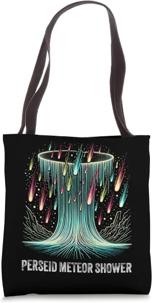 Perseid Hunter Shooting Stars Meteor Shower Astronomy Tote Bag