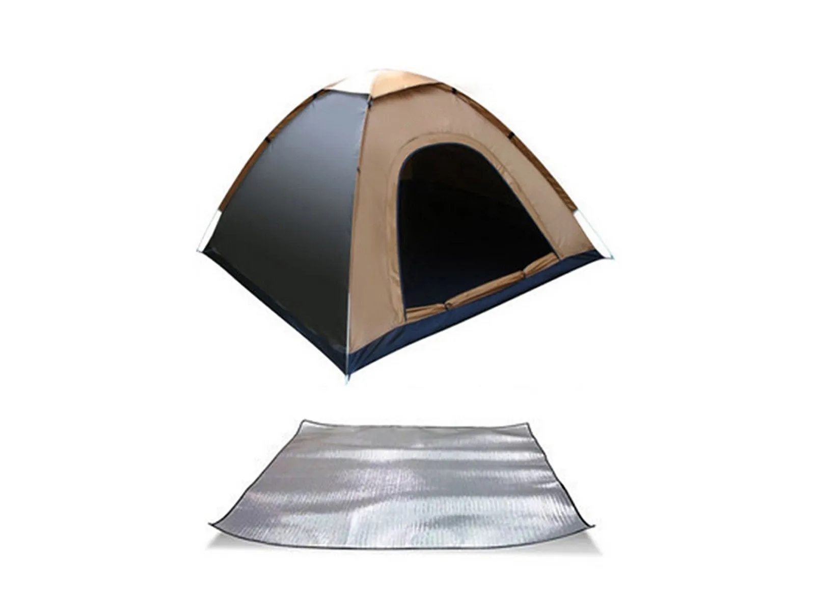 Person Tent Tent for Luxurious Picnic Hiking Camping Pop-Up Brown Travel 1-2 Tent High-value