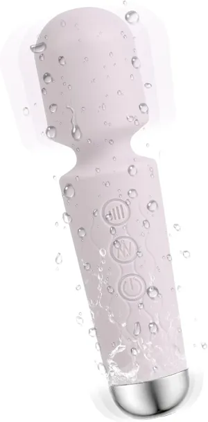 Personal Massager, Handheld Micro Wireless Massager, Small & Powerful, Waterproof Portable, Suitable for Relieving Neck, Leg and Shoulder Pain, Purple