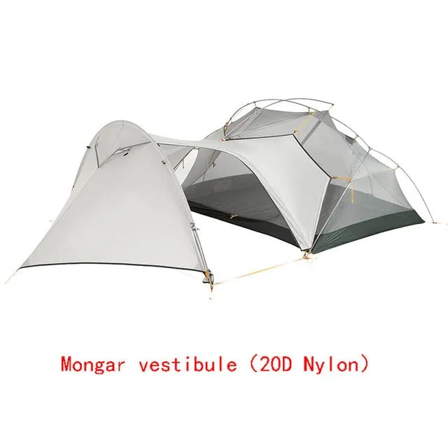 Persons 2 Door-to-door delivery Layer 20D Fabic Expedited delivery Mongar Tent Nylon Tent Camping NH17T007-M  Naturehike Season Waterproof for  3 Double