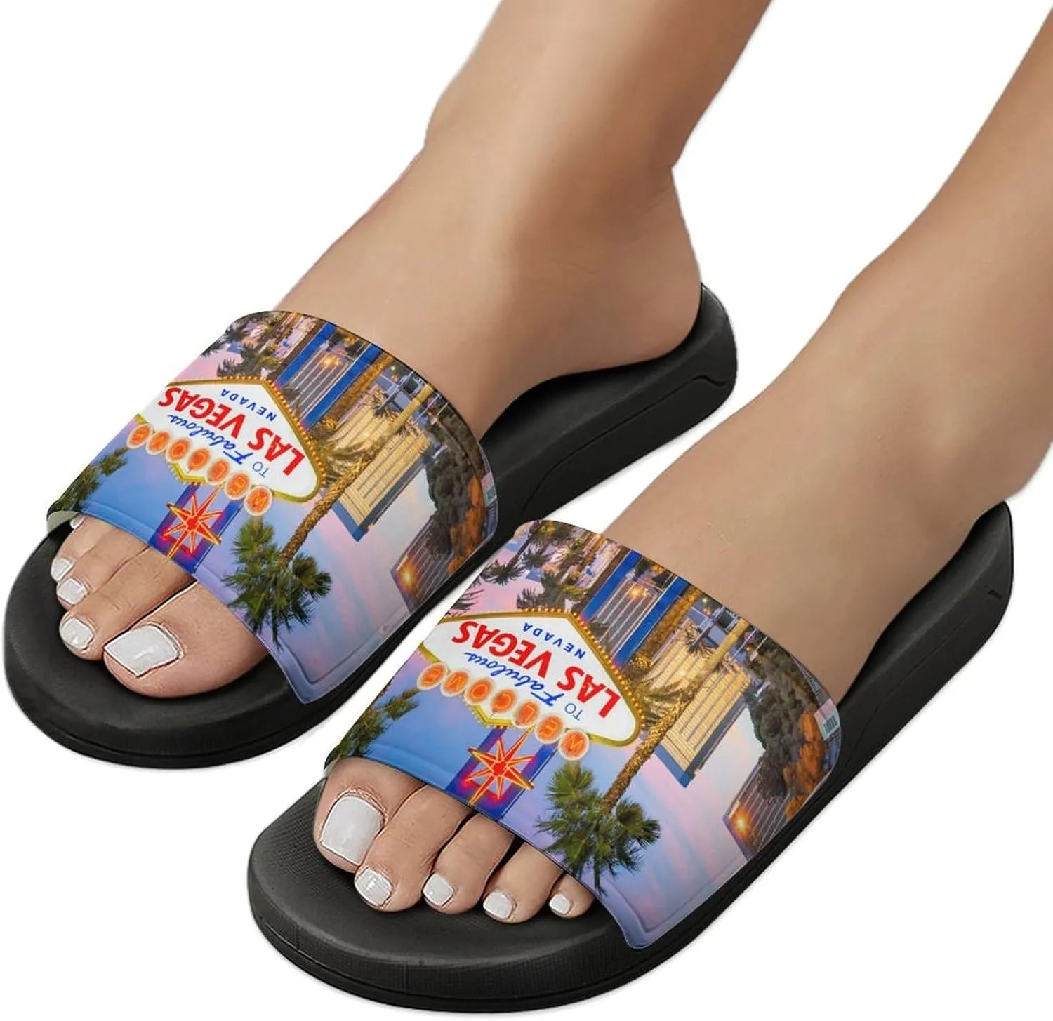 Peruvian Flag PVC Open Toe Shower Quick Drying Non-Slip Slippers Fashion for Men Women