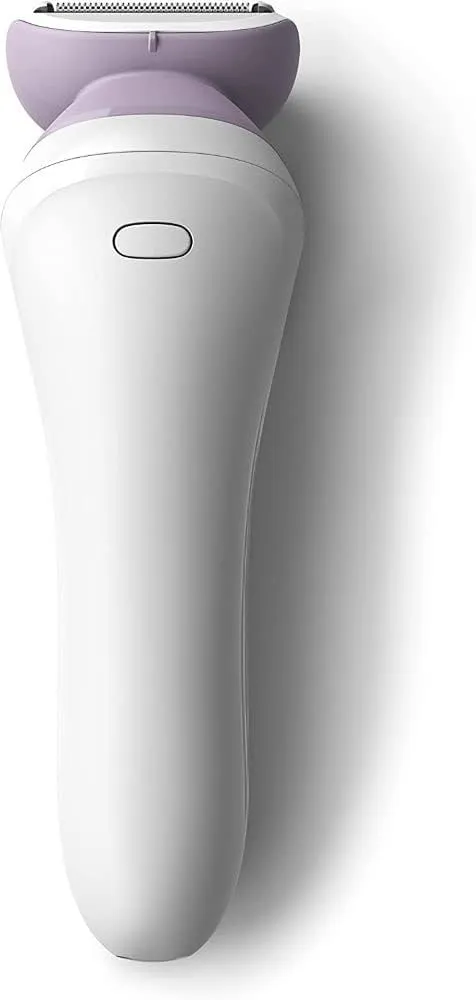 Philips Beauty Lady Electric Shaver Series 6000, Cordless with 4 Accessories, BRL136/00, White