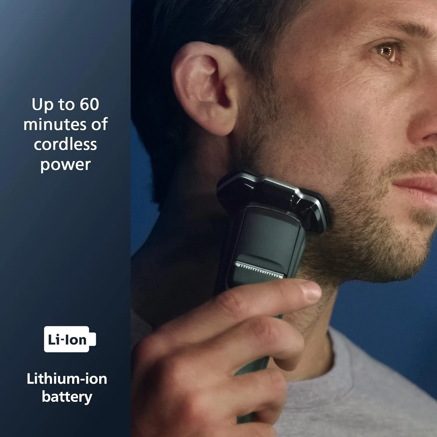 Philips Norelco Shaver 7200, Rechargeable Wet & Dry Electric Shaver with SenseIQ Technology and Pop-up Trimmer, S7887/82