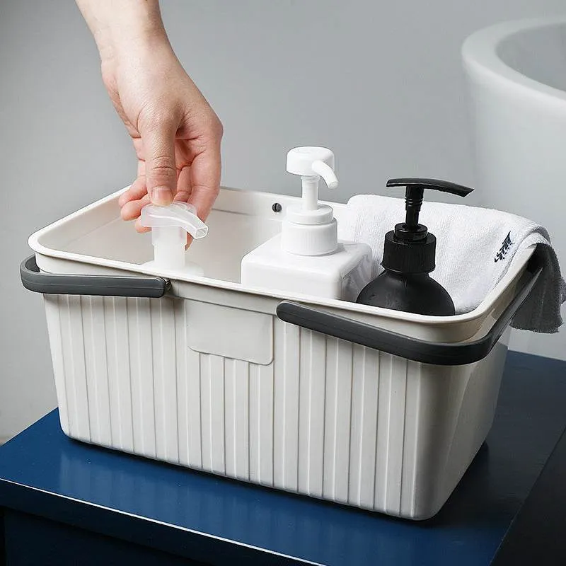 Plastic Portable Square Shower Basket