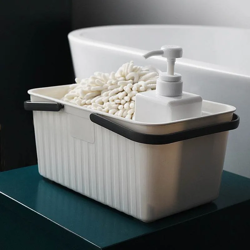 Plastic Portable Square Shower Basket