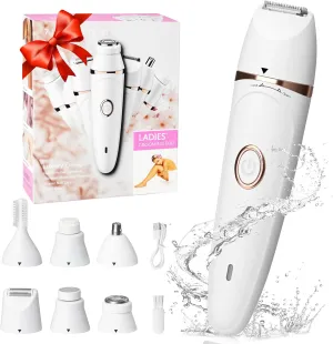 Pluxy Epil Pro 3.0 Women Face Epilator, 7-in-1 Portable Design Facial Epilator, Facial Hair Removal for Women & Men, Waterproof Facial Shaver for Ears, Nose, Eyebrow, Body