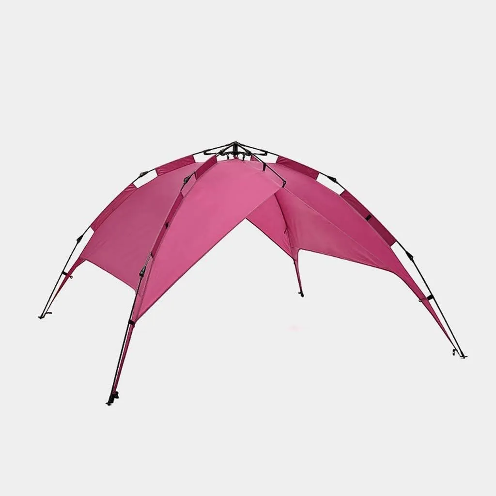 Pop Up Tent, Camping Instant Automatic 3-4 People Outdoor Tent, Waterproof Lightweight Dome Outdoor Tent,Camping Fishing Picnicing,Red
