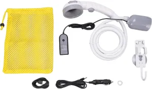 Portable Camping Shower, USB Powered Rechargeable Outdoor Shower Pump for Camping Hiking Pet Cleaning Car Washing