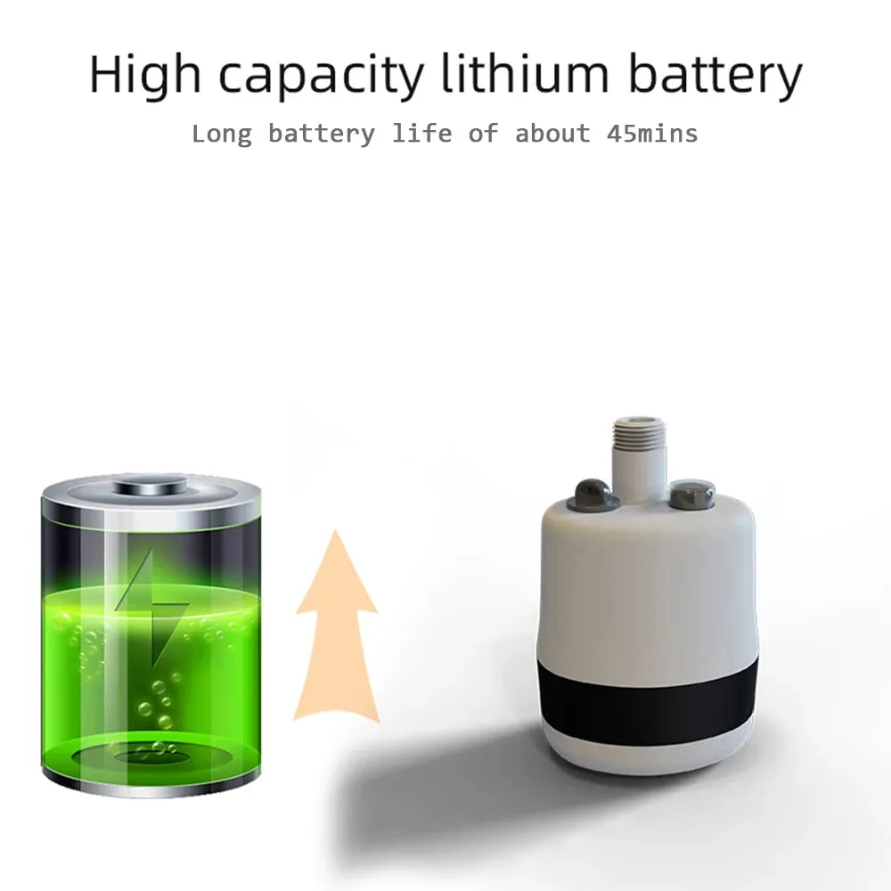 Portable Camping Shower, USB Rechargeable Electric Water Pump