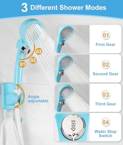 Portable Camping Shower,Upgraded Outdoor Shower w/ Fahrenheit Display