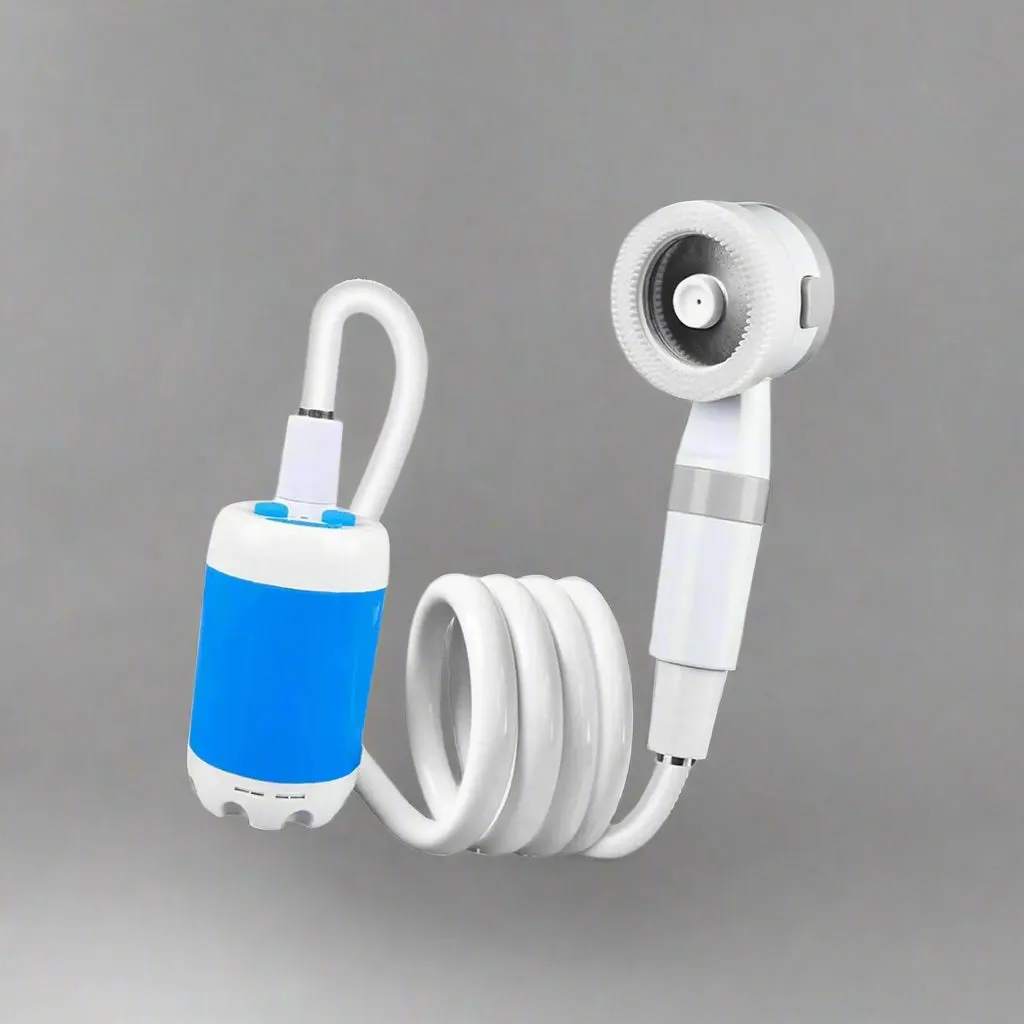 Portable Outdoor Electric Shower Set – Handheld Camp Shower for Travel, Hiking & Gardening