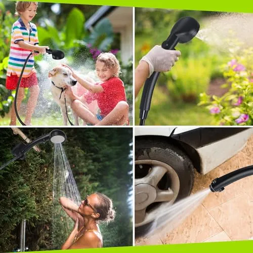 Portable Shower for Camping,6000mAh Rechargeable Camping Shower