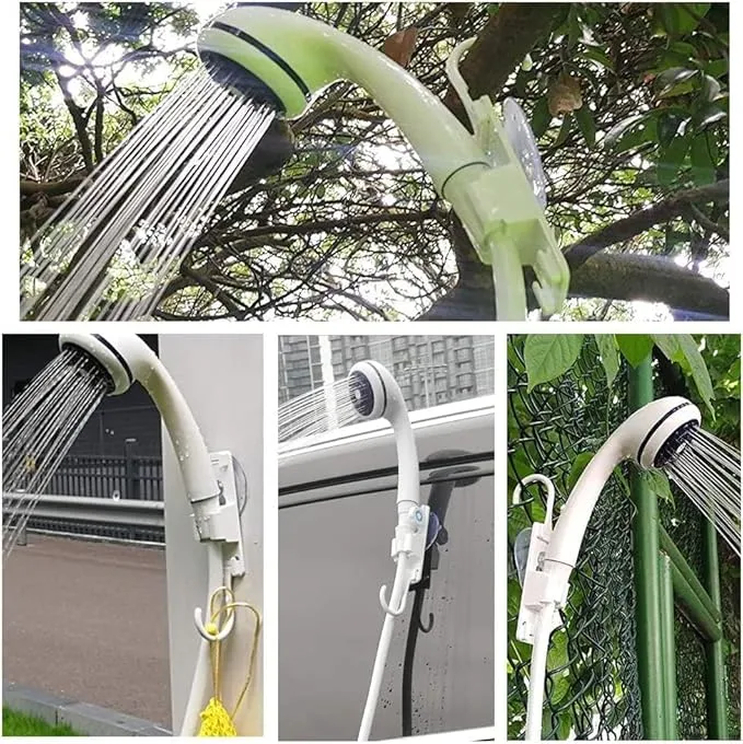 Portable shower USB shower pump rechargeable battery outdoor shower for trave camping camp suitable electric showerhead for hiking campsites