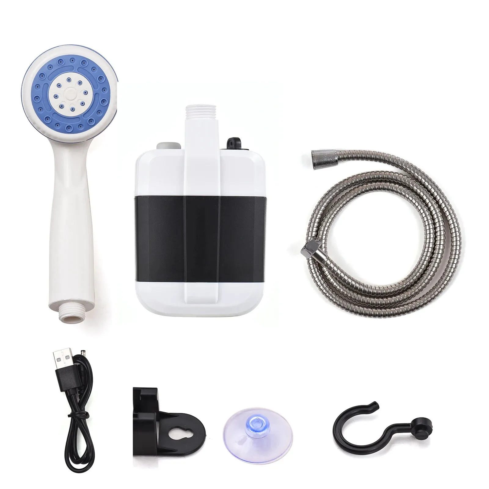 Portable USB Rechargeable Camping Shower Pump - Electric Shower for Camping, Car Washing, Gardening, Pet Cleaning