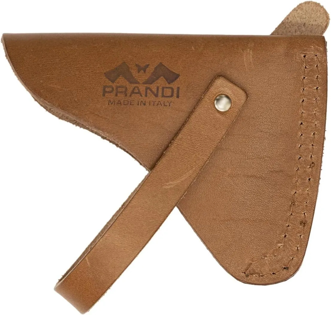 Prandi Axes Genuine Leather Hatchet Sheath - Heavy Duty 5" Axe Blade Protector - Tool Guard for Campers, Bushcrafters & Collectors - Compatible with 3.032.07 and 3.059 Segurin Hatchets - S/N 7.MOD.18