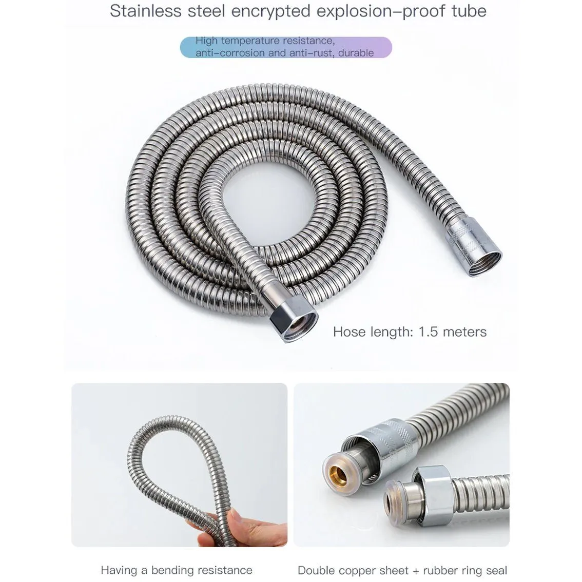 Pressurized Rain Shower Set