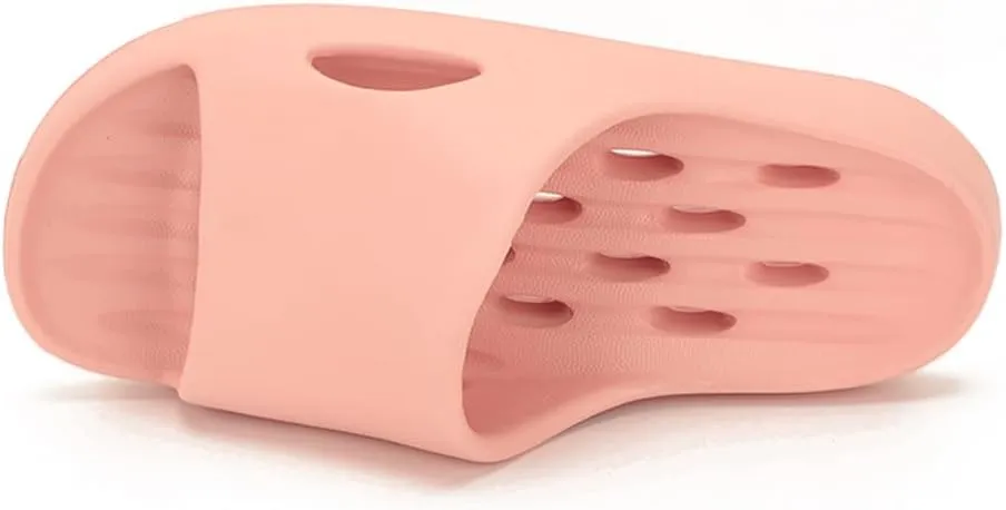 Quick-Drying Shower Slippers with Drainage Holes for Men and Women - Slip-Resistant, Lightweight, and Soft - Ideal for Fitness, Home, and Dorm Showers