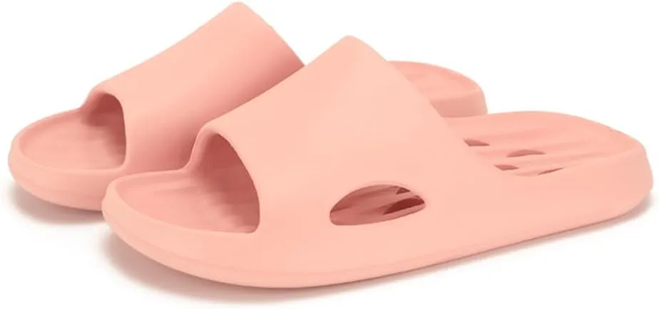 Quick-Drying Shower Slippers with Drainage Holes for Men and Women - Slip-Resistant, Lightweight, and Soft - Ideal for Fitness, Home, and Dorm Showers