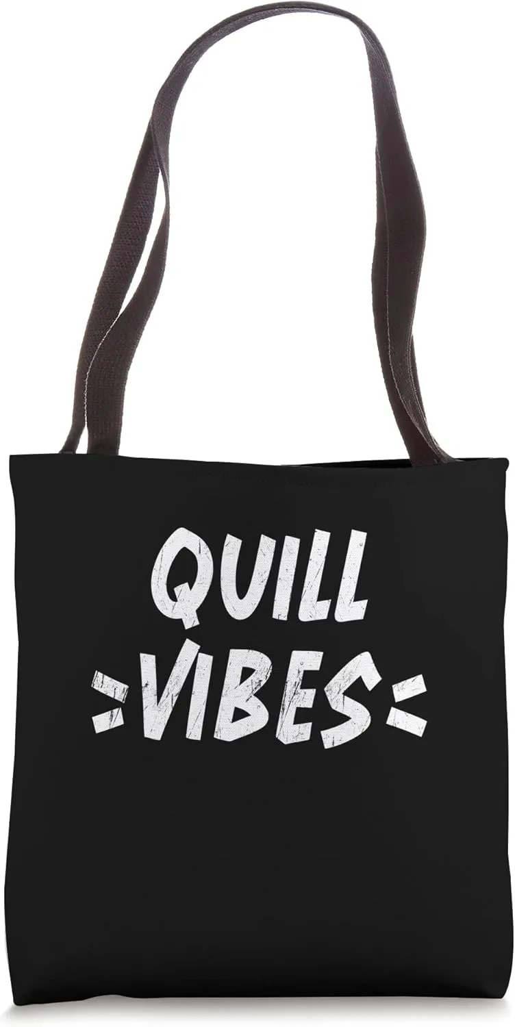 Quill Vibes Matching Squad Family Reunion First Last Name Te Tote Bag