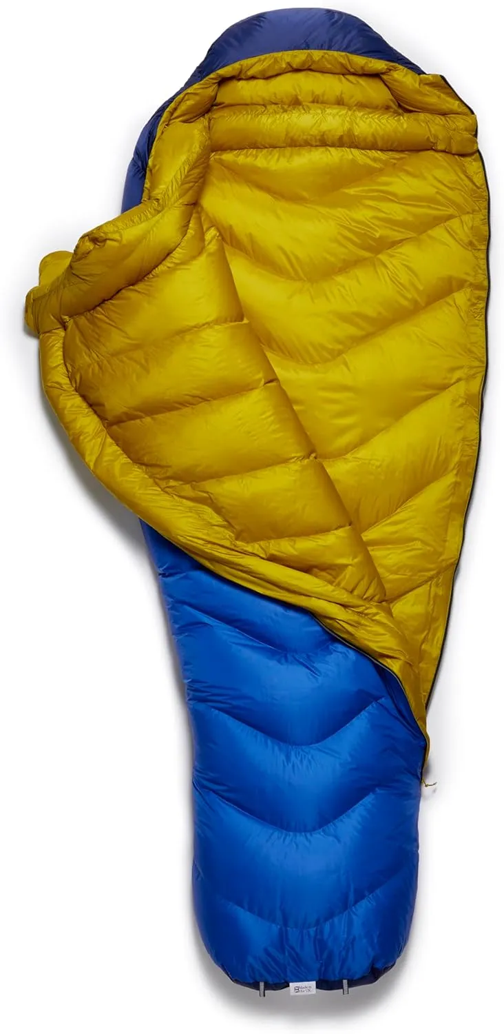 Rab Women's Neutrino Down Sleeping Bag - Lightweight Water-Repellent Sleeping Bag for Camping, Backpacking, & Climbing