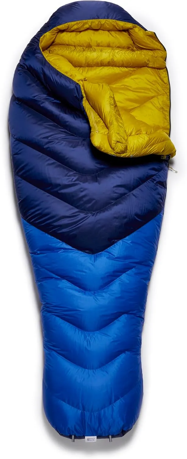 Rab Women's Neutrino Down Sleeping Bag - Lightweight Water-Repellent Sleeping Bag for Camping, Backpacking, & Climbing