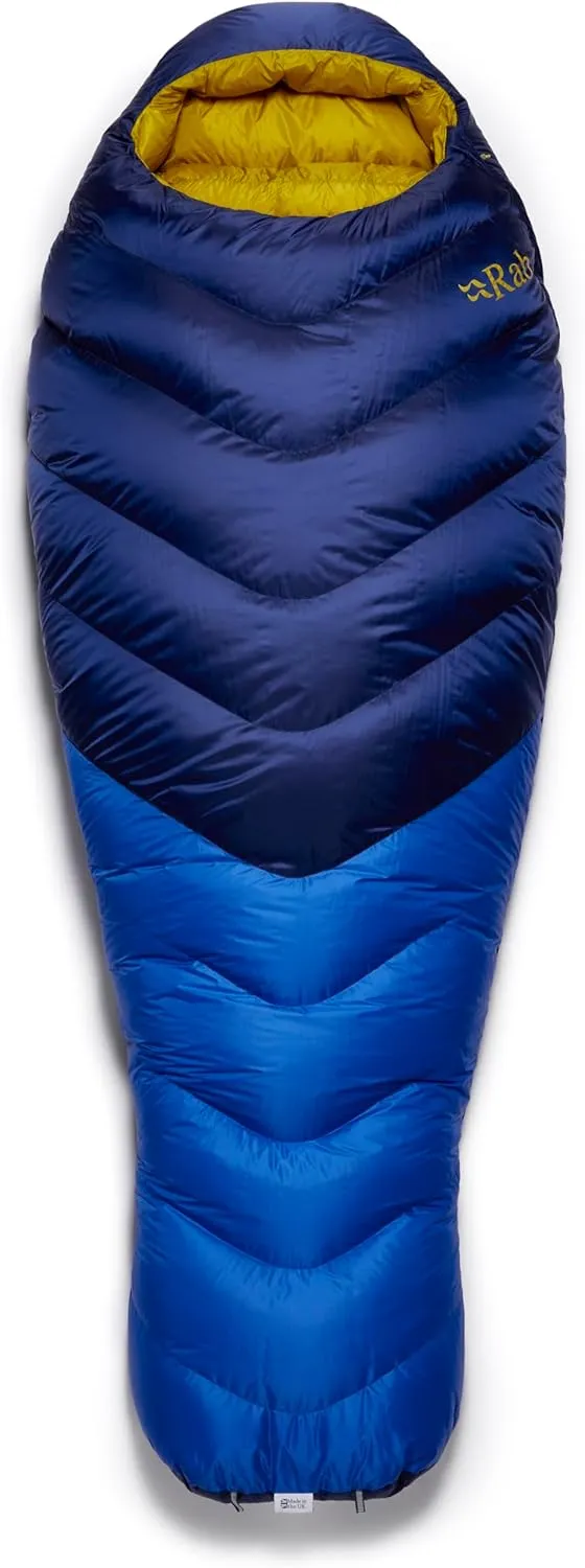 Rab Women's Neutrino Down Sleeping Bag - Lightweight Water-Repellent Sleeping Bag for Camping, Backpacking, & Climbing