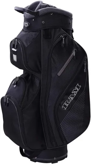 Ram Golf Lightweight Cart Bag with 14 Way Dividers Top