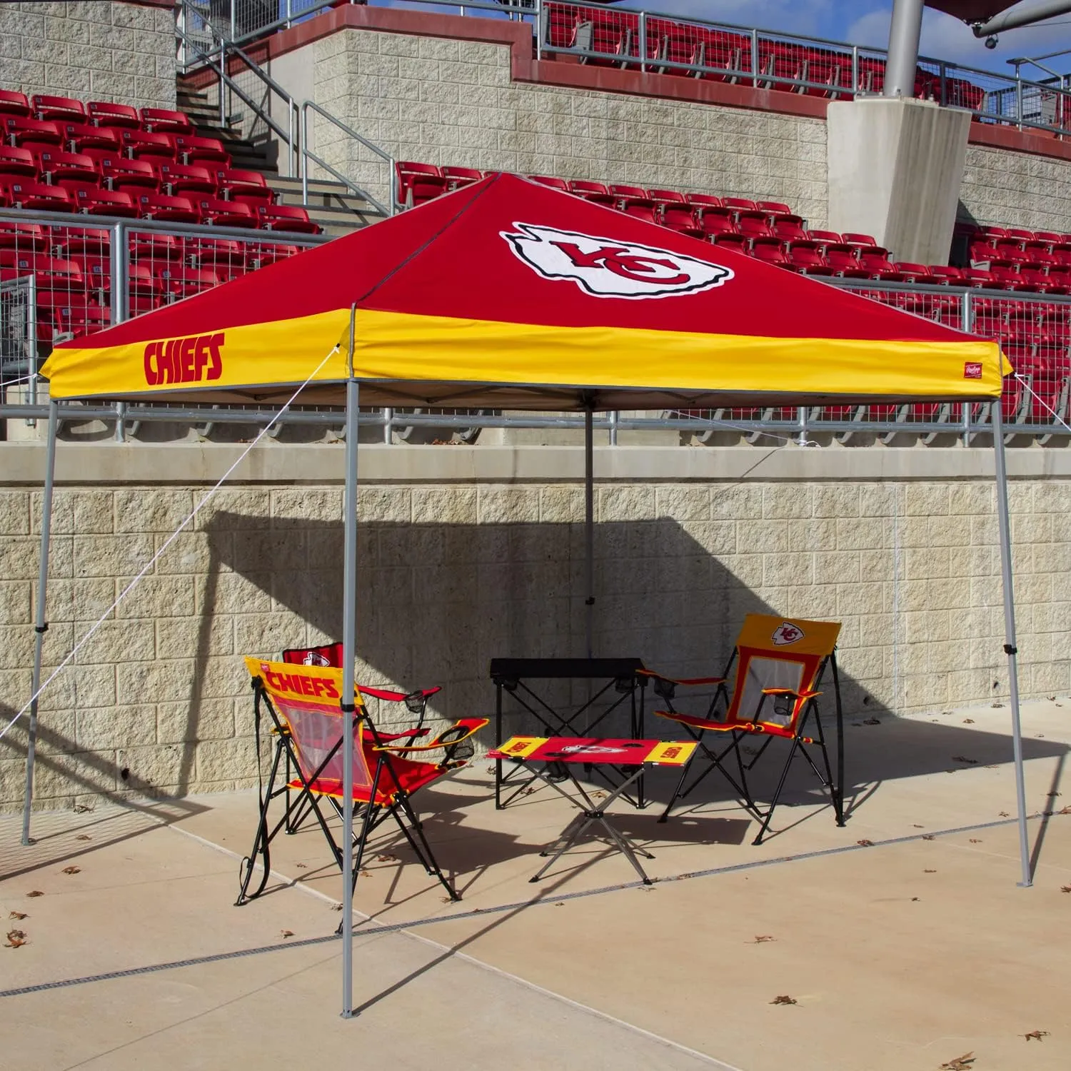 Rawlings | NFL Tailgate Canopy | 9’ x 9’ | Includes Carry Case | All Team Options