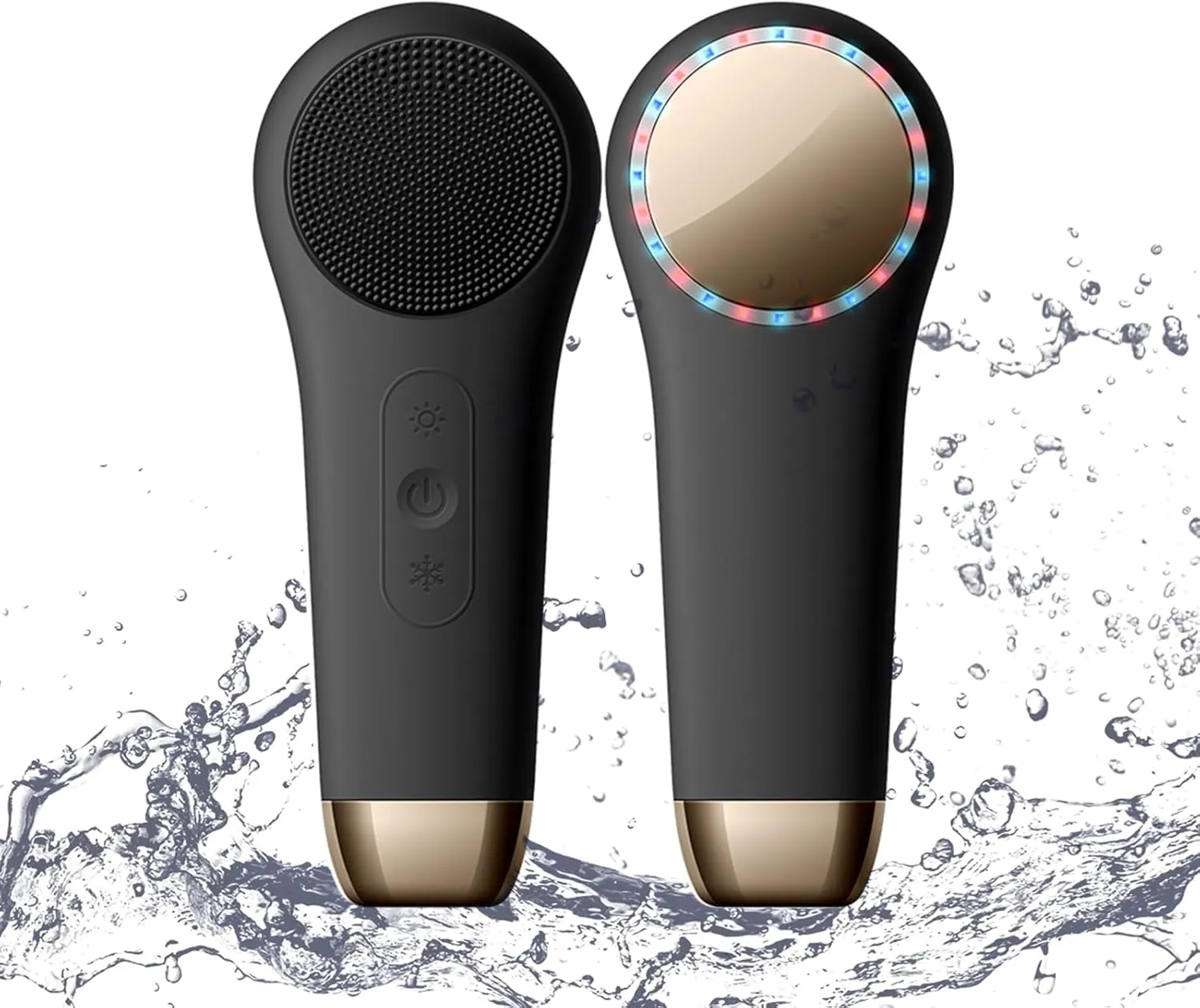 Rechargeable Silicone Electric Face Scrubber – Vibrating Facial Cleansing Brush for Deep Cleansing & Exfoliation, Waterproof, Gentle on Skin, for Men & Women