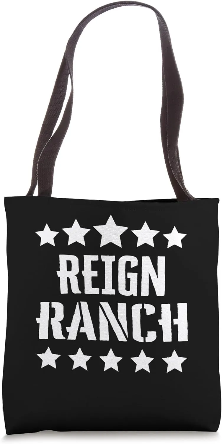 Reign Ranch Family Reunion Squad First Last Name Tote Bag