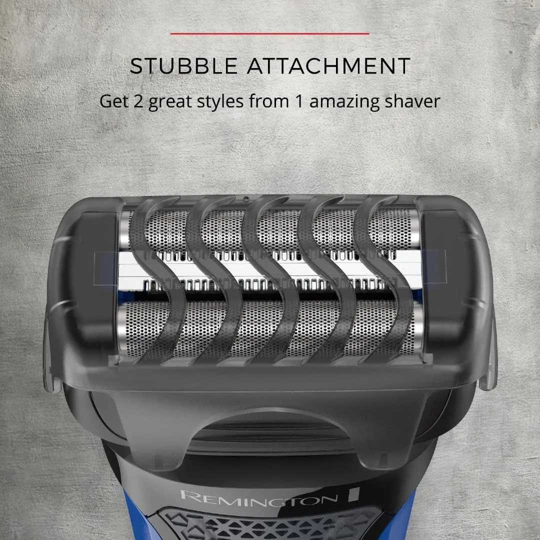 Remington Comfort Series Foil Shaver for Men, Electric Shaver, Pop-up Trimmer, Blue, PF7400E