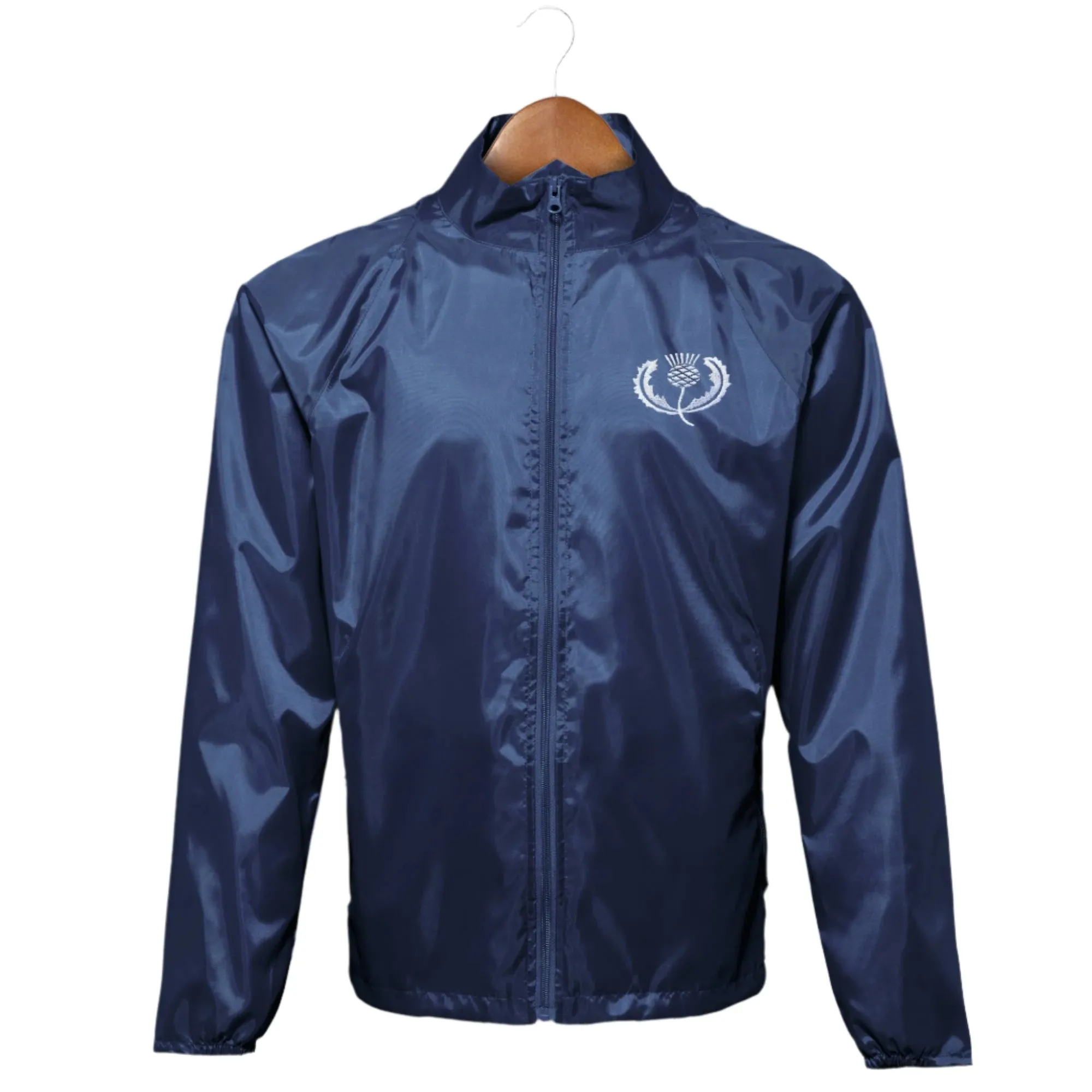 Retro Scotland Rugby Embroidered Lightweight Jacket