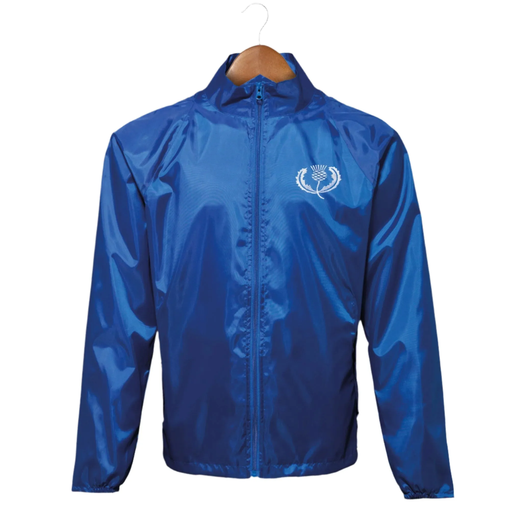 Retro Scotland Rugby Embroidered Lightweight Jacket