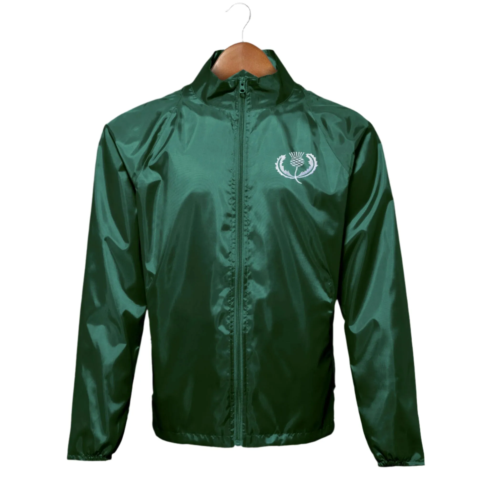 Retro Scotland Rugby Embroidered Lightweight Jacket
