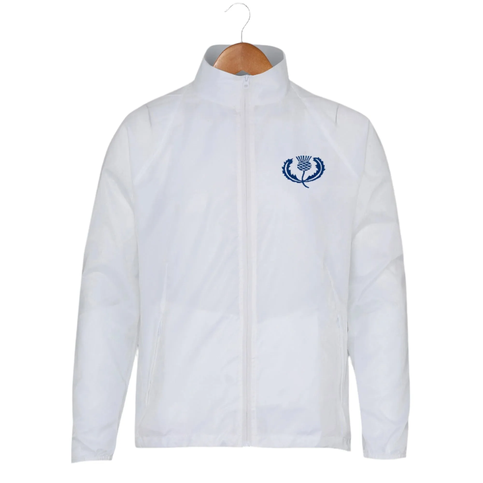 Retro Scotland Rugby Embroidered Lightweight Jacket