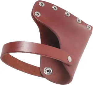 Reusable Leather Axe Head Cover for Outdoor Activities Durable Hatchet Sleeve with Snap Closure for Camping and Splitting Convenient Belt Attachment