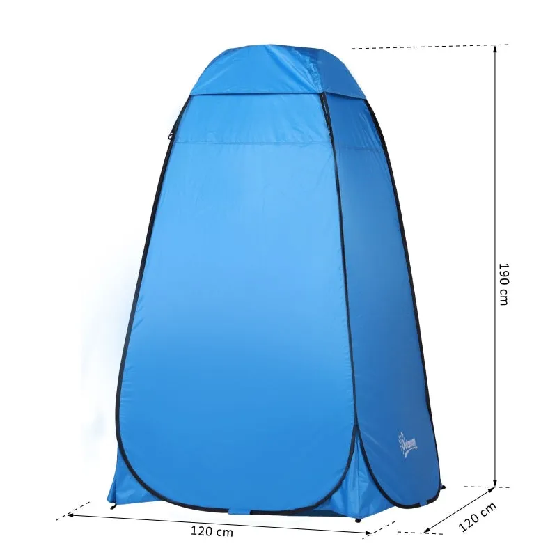 Rootz Pop Up Toilet Tent - Mobile Camping Shower Tent - Changing Tent - Quick Setup - Enhanced Privacy - Durable and Lightweight - 120cm x 120cm x 190cm