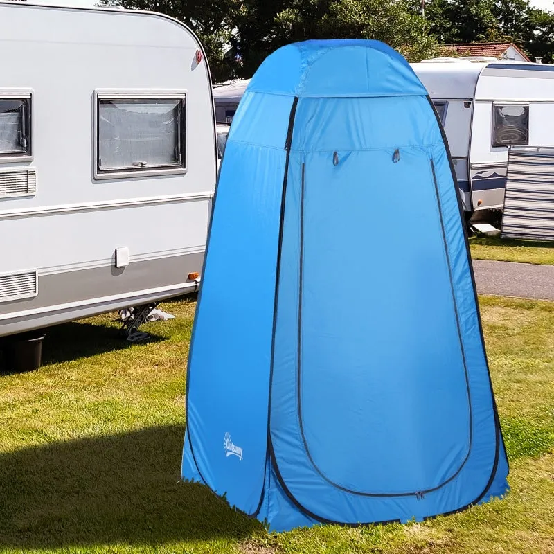Rootz Pop Up Toilet Tent - Mobile Camping Shower Tent - Changing Tent - Quick Setup - Enhanced Privacy - Durable and Lightweight - 120cm x 120cm x 190cm