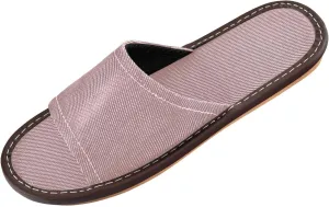 Rosy Brown Pink Womens Bedroom Slippers Reusable Dorm Home Slides for Outdoor Indoor Bedroom