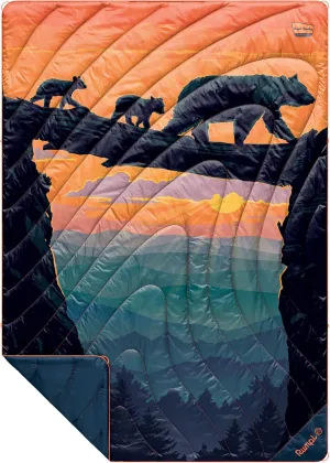 Rumpl Original Puffy Great Smoky Mountains - Bear Crossing National Park Blanket for Camping and Outdoors, V2, Great Smoky Mountains - Bear Crossing